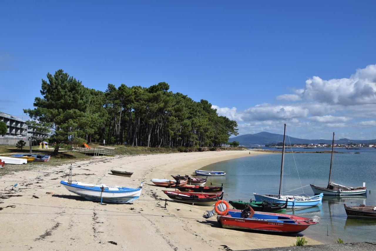 Maravilloso Apartamento De Playa En La Paradisiaca Illa De Arousa Екстериор снимка